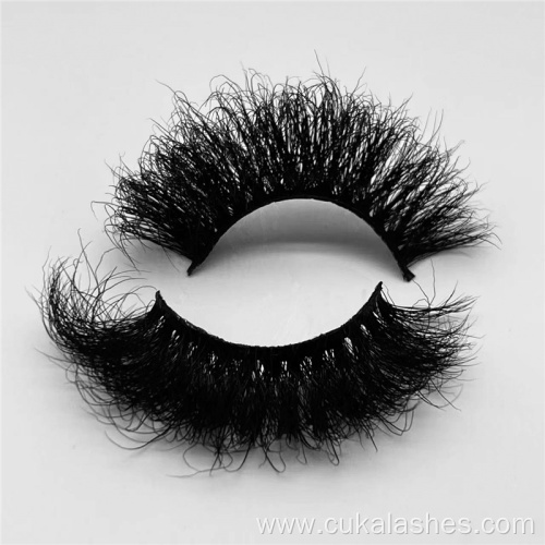 thick fluffy russian lashes 25mm russian mink eyelashes